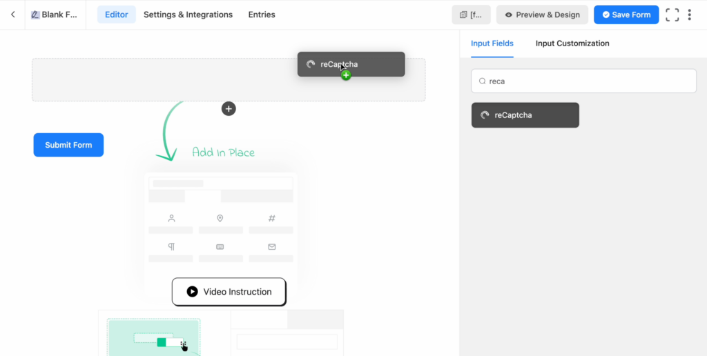 Adding reCAPTCHA to your form